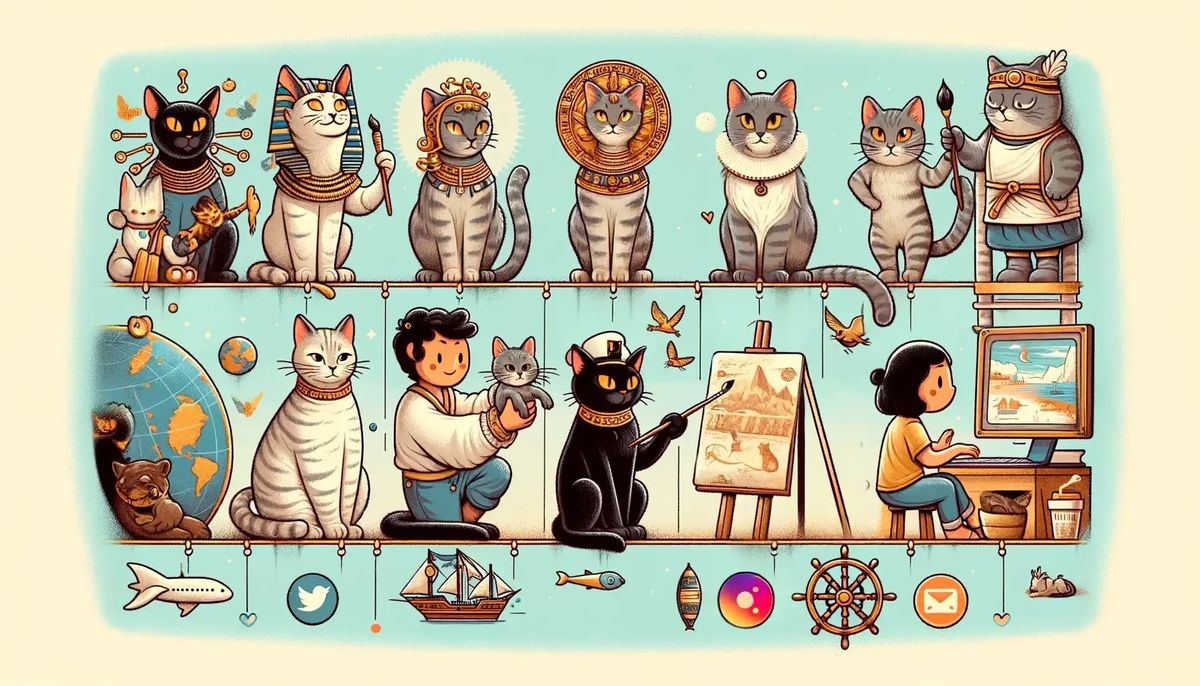 How Cats Shaped the World: From Ancient Egypt to Instagram Feed